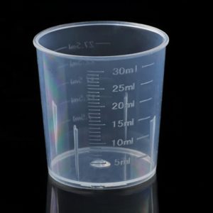 Lot de 20 cupules plastique graduées