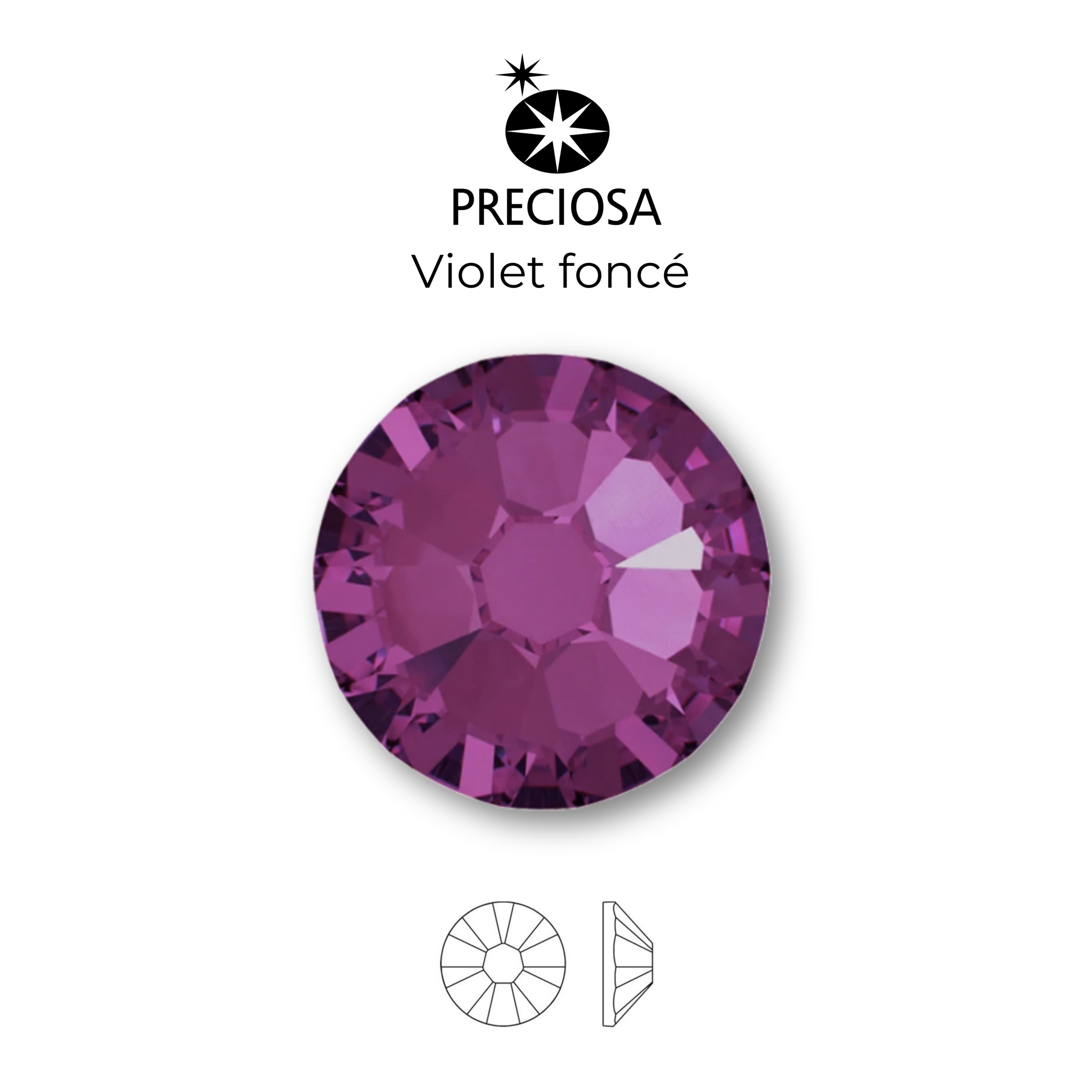 PRECIOSA - Violet foncé