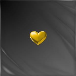COEUR PLEIN en Or 18K