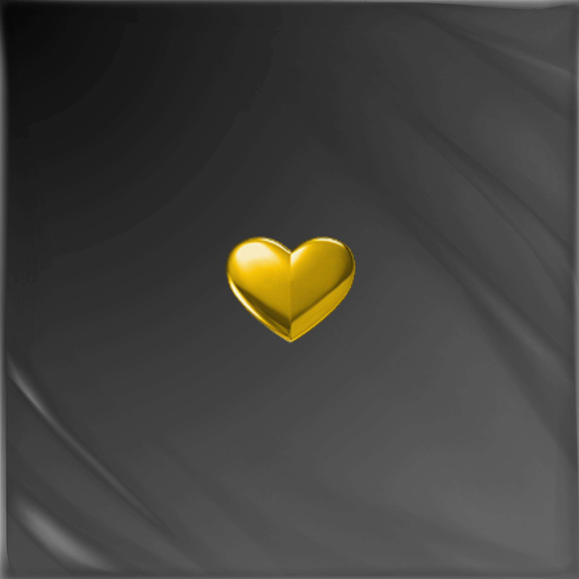 COEUR PLEIN en Or 18K