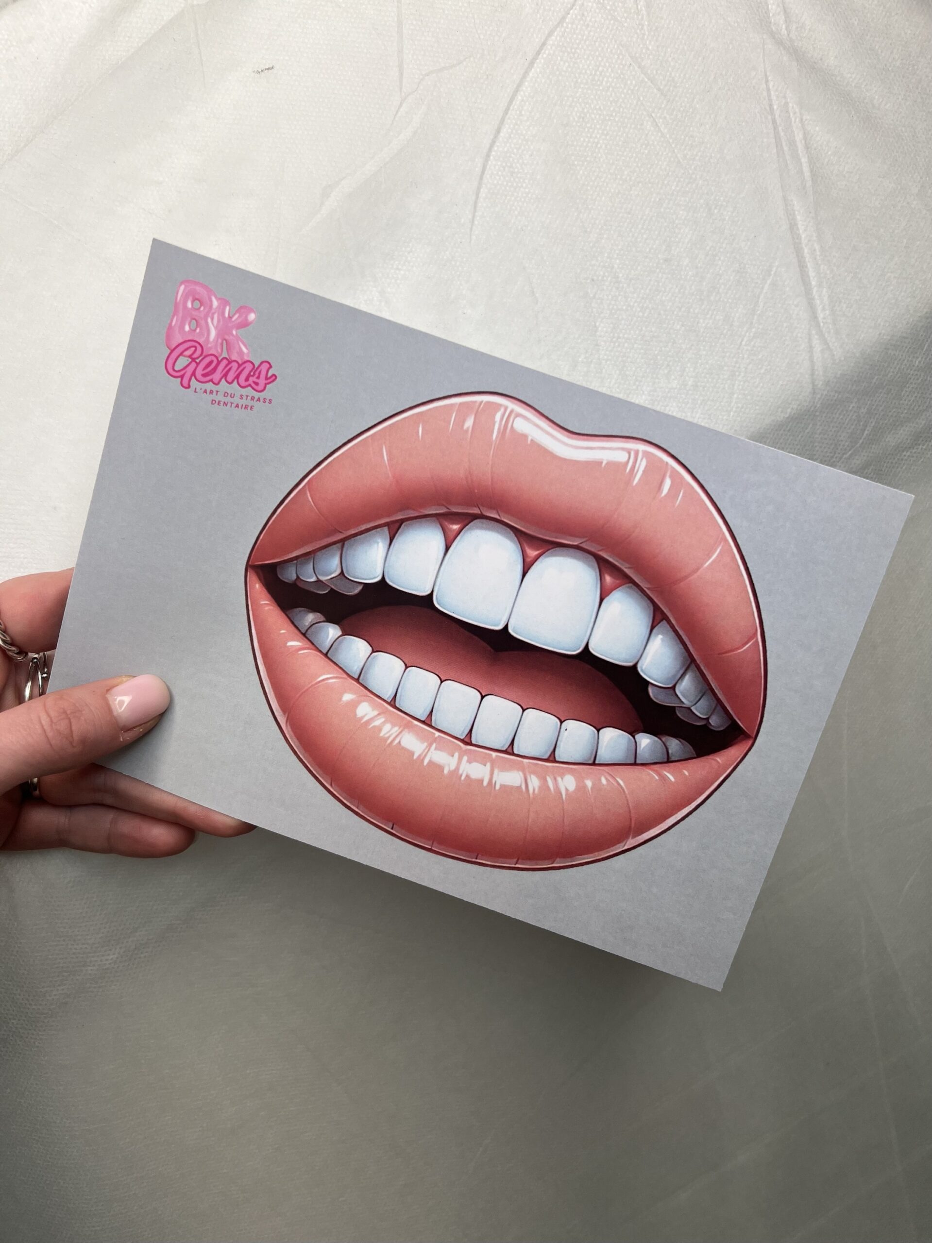 CARTES DE DESIGN BK GEMS(4 pièces)