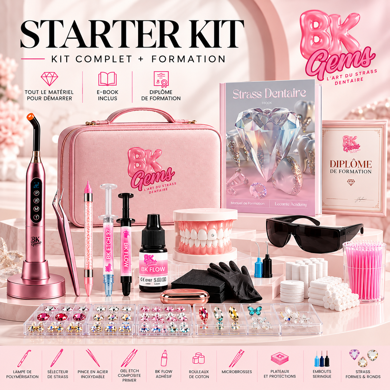 FULL KIT STRASS DENTAIRE