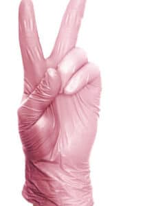 GANTS EN NITRILE ROSE IRISE
