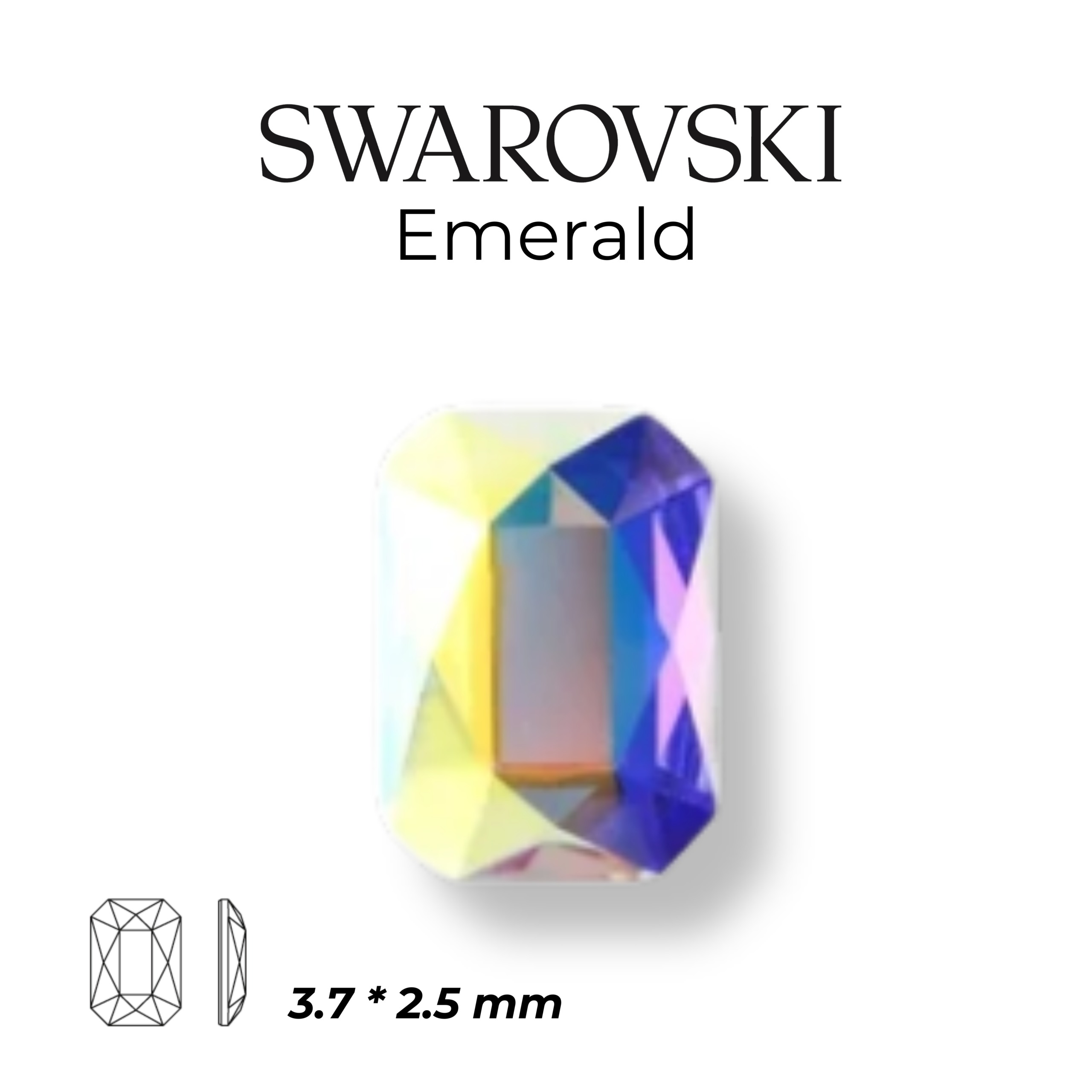SWAROVSKI - Emerald Cut - Image 3
