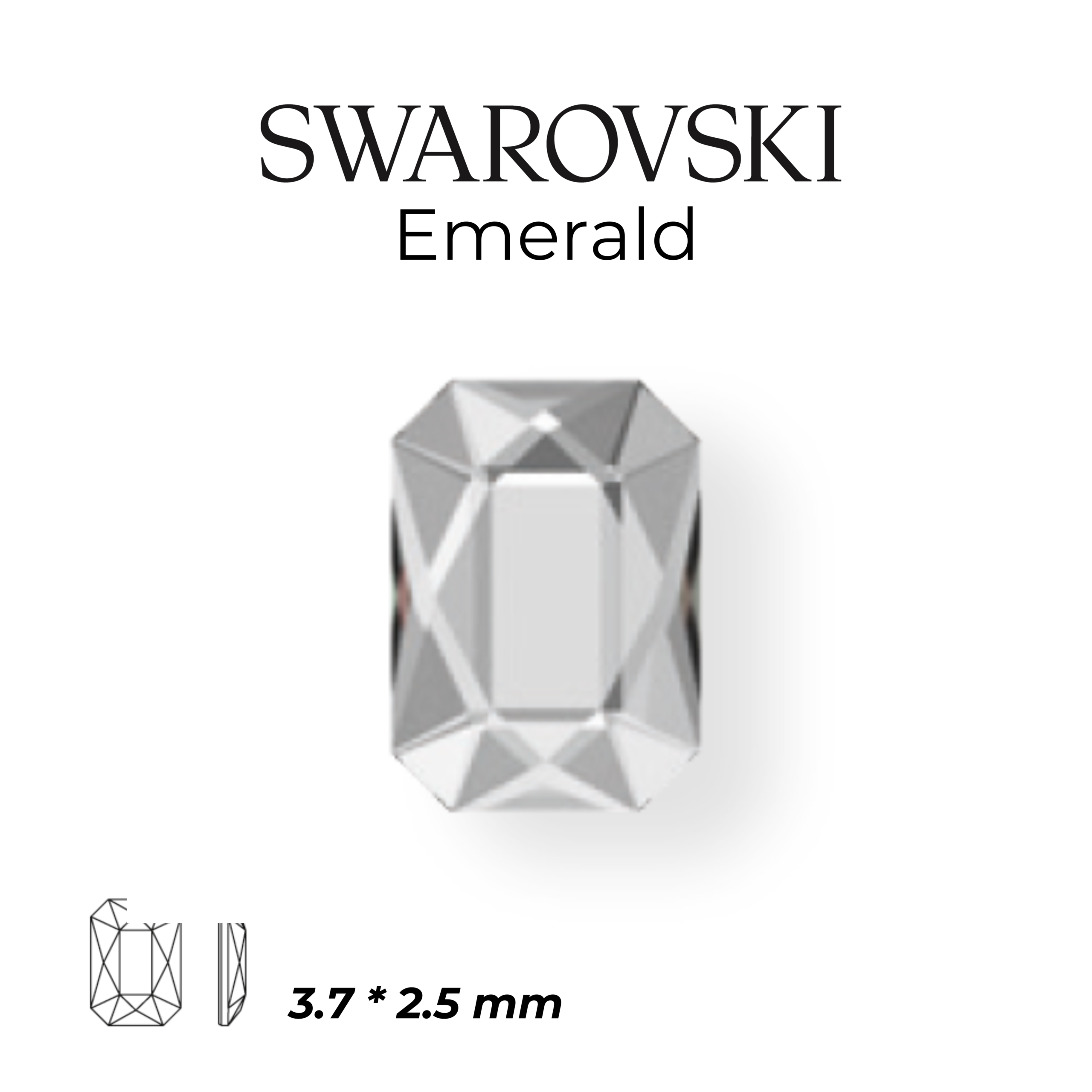 SWAROVSKI - Emerald Cut - Image 2